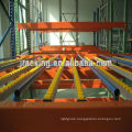 Carton live storage rack,Metal hanging storage carton flow racking